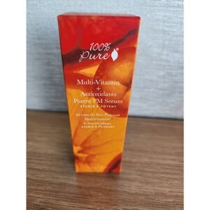 Brand New‎ 100% Pure Multi-Vitamin + Antioxidants Potent PM Serum 1 Fl. Oz.